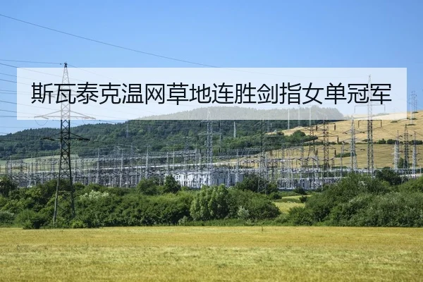 斯瓦泰克温网草地连胜剑指女单冠军